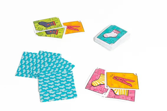 Cartas del juego Calcetos